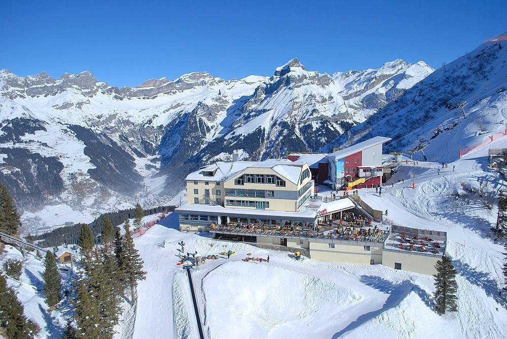 Berghotel Truebsee - Accessible Only By Cable Car Енгелберг Екстериор снимка