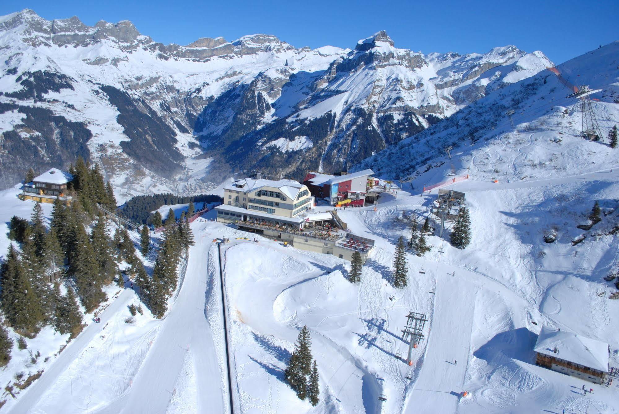 Berghotel Truebsee - Accessible Only By Cable Car Енгелберг Екстериор снимка