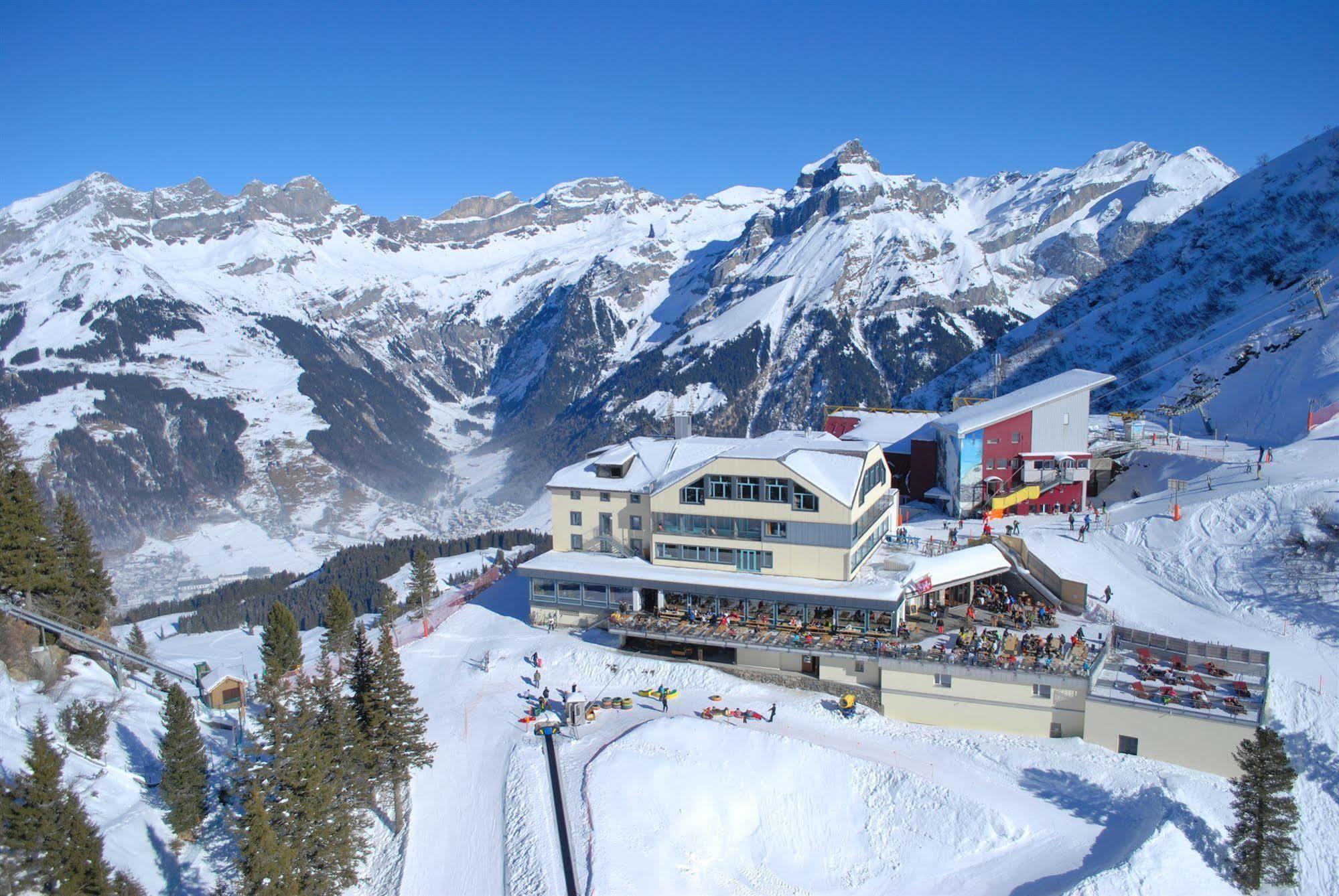 Berghotel Truebsee - Accessible Only By Cable Car Енгелберг Екстериор снимка